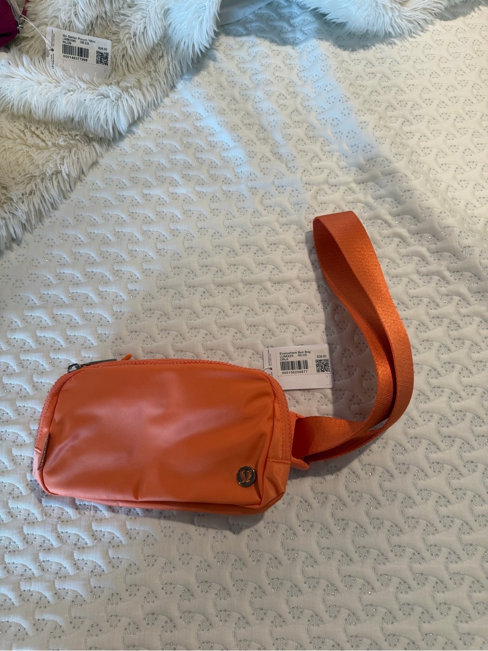 lululemon athletica Orange Nylon Belt Bag